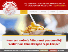 Tablet Screenshot of feestfrituur.be